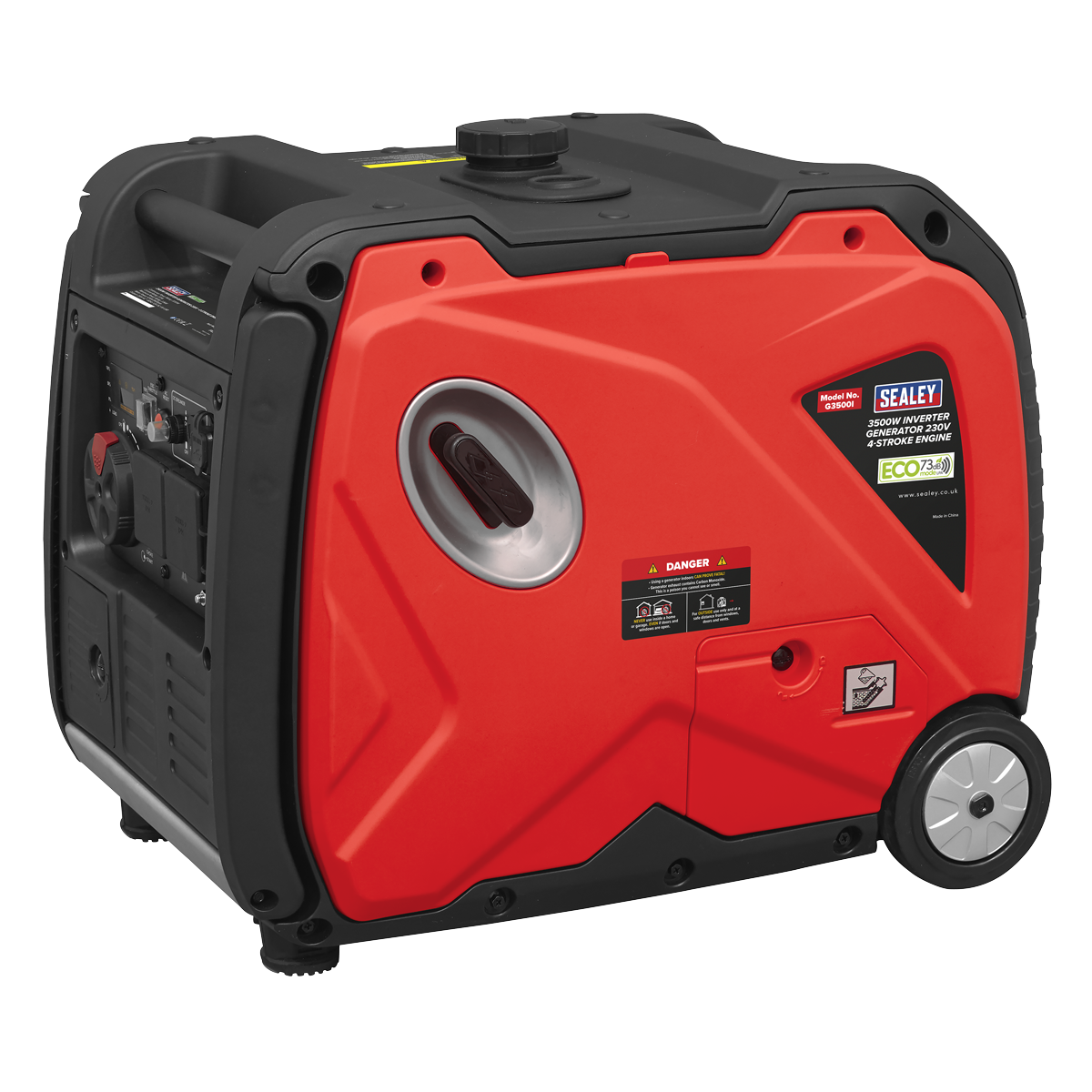 Sealey G3500I 3500W Inverter Generator 4-Stroke Engine 230V - additional view 3