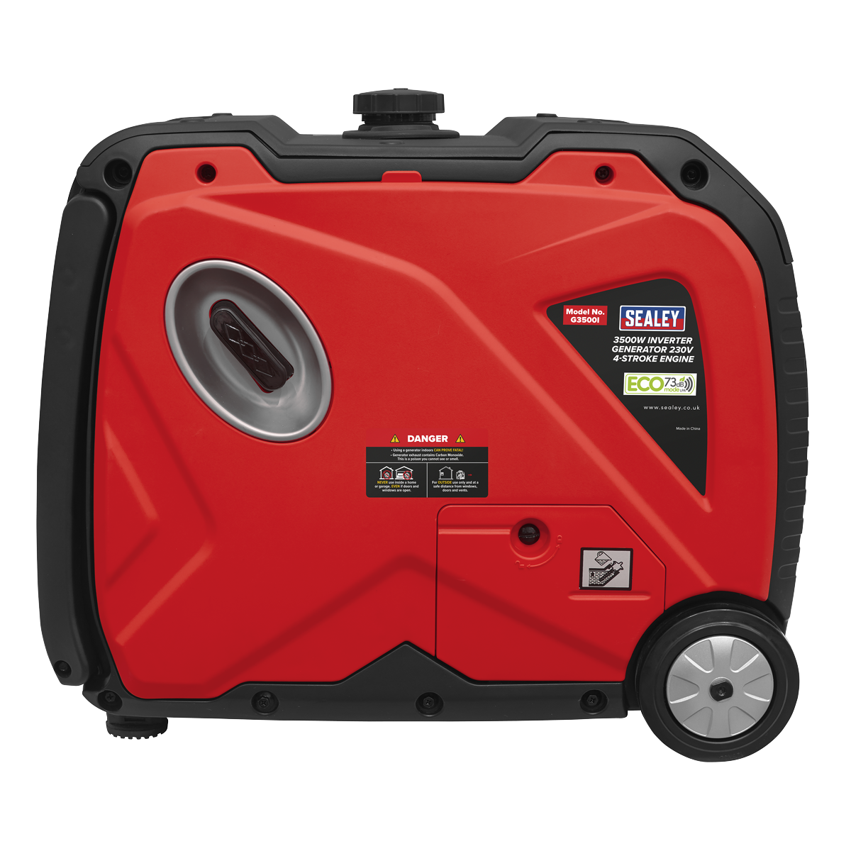 Sealey G3500I 3500W Inverter Generator 4-Stroke Engine 230V - additional view 5