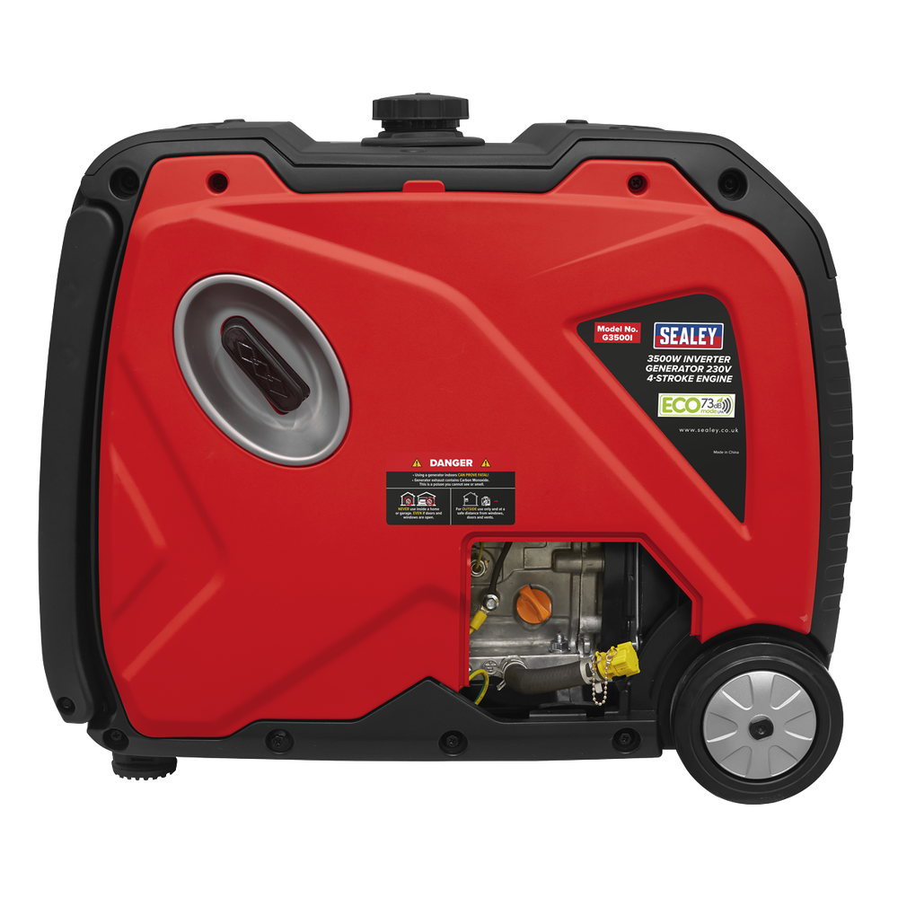 Sealey G3500I 3500W Inverter Generator 4-Stroke Engine 230V - additional view 6