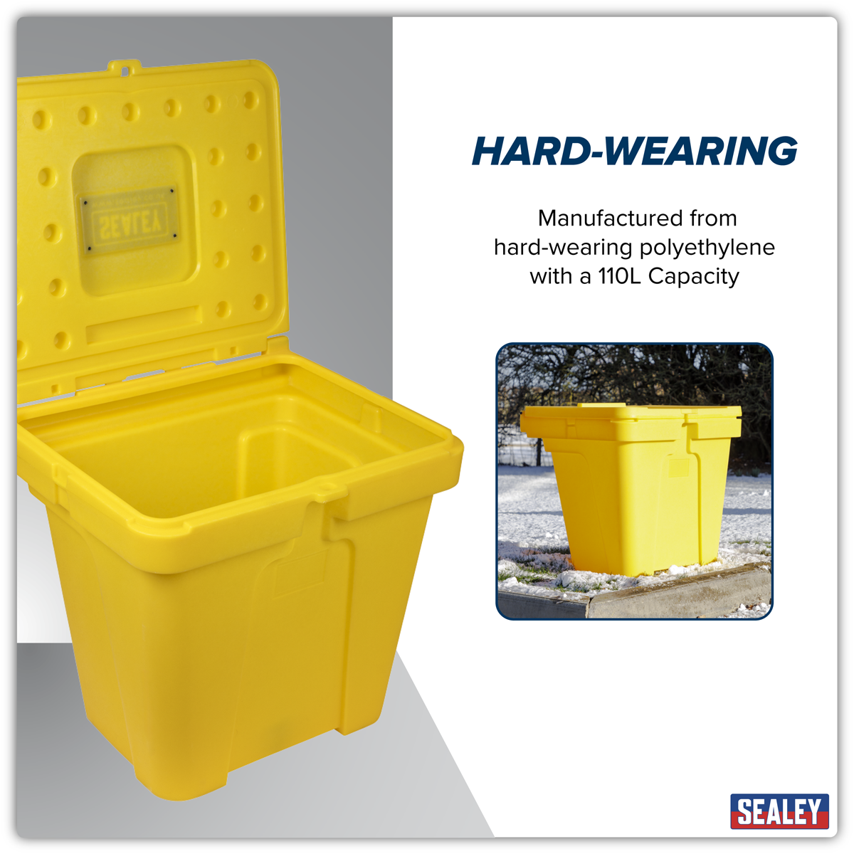 Sealey GB01 Grit & Salt Storage Box 110L - additional view 9