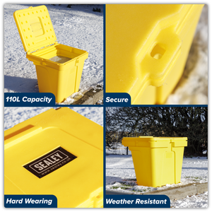 Sealey GB01 Grit & Salt Storage Box 110L - additional view 8