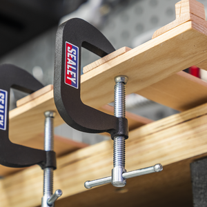 Sealey GCC03 Junior C-Clamp Set 38 x 38mm 8pc - additional view 4