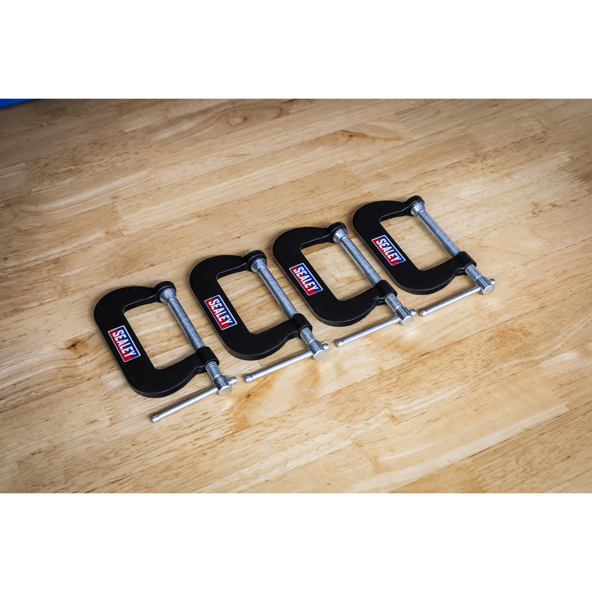 Sealey GCC06 Junior C-Clamp Set 51 x 32mm 4pc - additional view 5