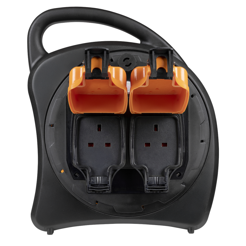 Sealey GCR15 15m Weatherproof Extension Reel with Thermal Trip 2 x 230V - additional view 3