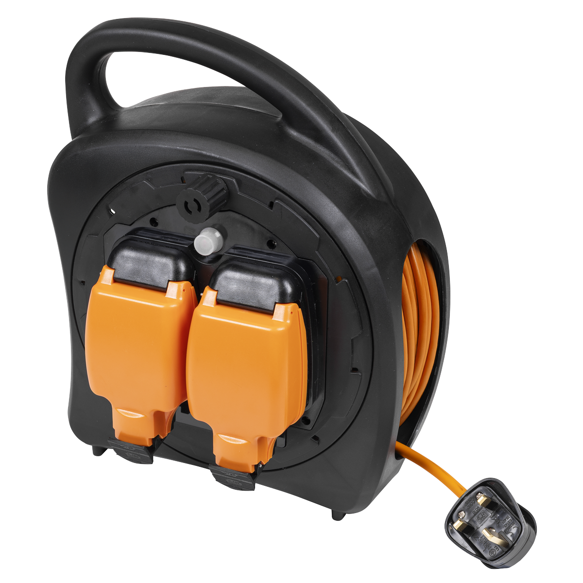 Sealey GCR30 30m Weatherproof Extension Reel with Thermal Trip 2 x 230V