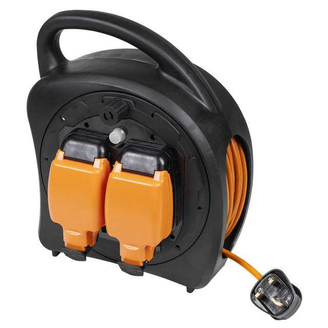 Sealey GCR30 30m Weatherproof Extension Reel with Thermal Trip 2 x 230V