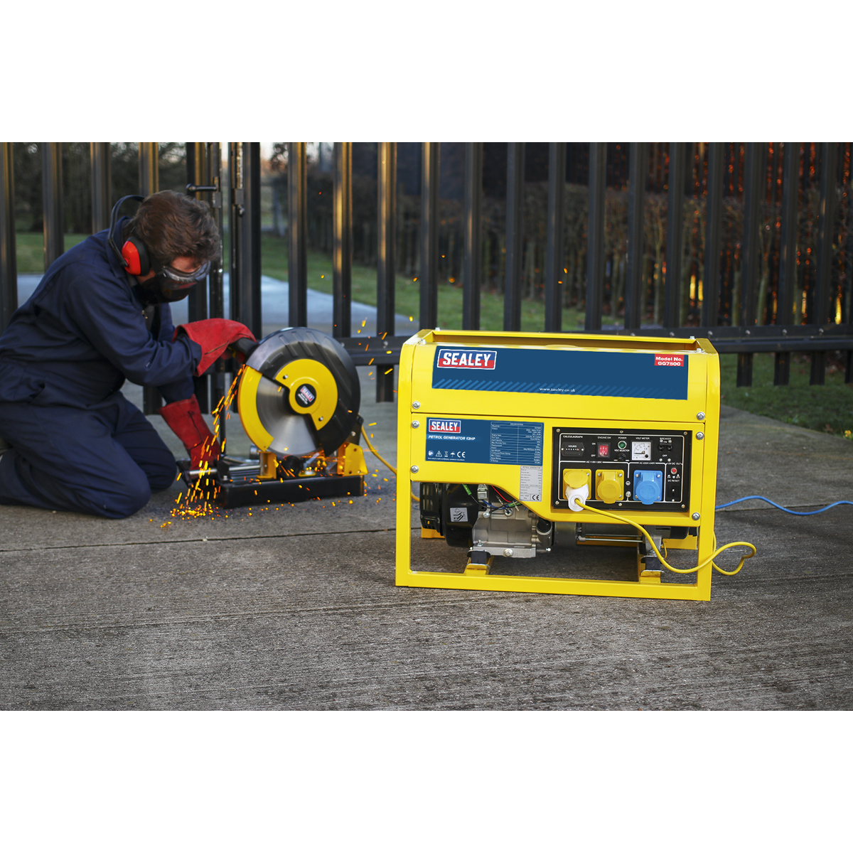 Sealey GG7500 6000W Generator 13hp 4-Stroke Engine 110/230V - additional view 13