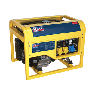 Sealey GG7500 6000W Generator 13hp 4-Stroke Engine 110/230V
