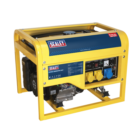 Sealey GG7500 6000W Generator 13hp 4-Stroke Engine 110/230V