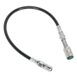 Sealey GGSF450 Flexible Rubber Grease Gun Delivery Hose with 4-Jaw Connector & Quick Release Coupling 450mm