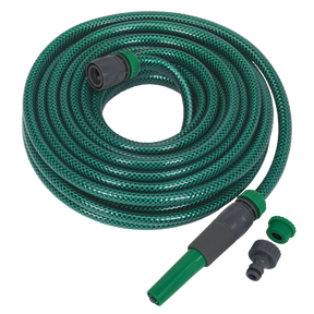 Sealey GH15R/12 Water Hose 15m with Fittings