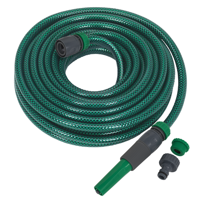 Sealey GH15R/12 Water Hose 15m with Fittings