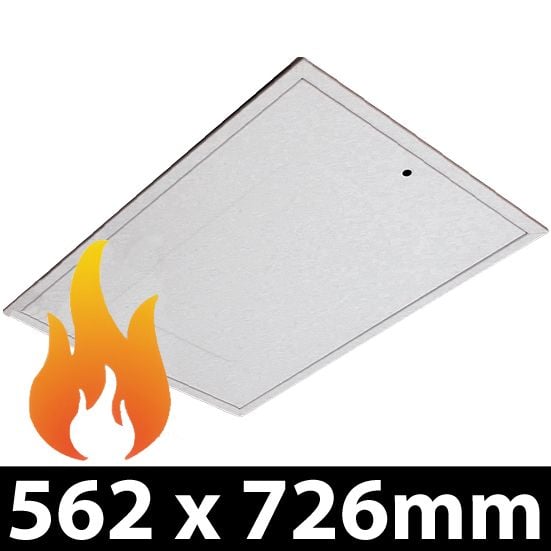 Loft Hatch 562x726mm Fire Rated Access Panels - Standard Lock - Single Hatch - GL280F