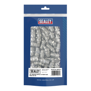 Sealey GNI12 45° Grease Nipple 1/4"BSP Gas - Pack of 25 - additional view 2