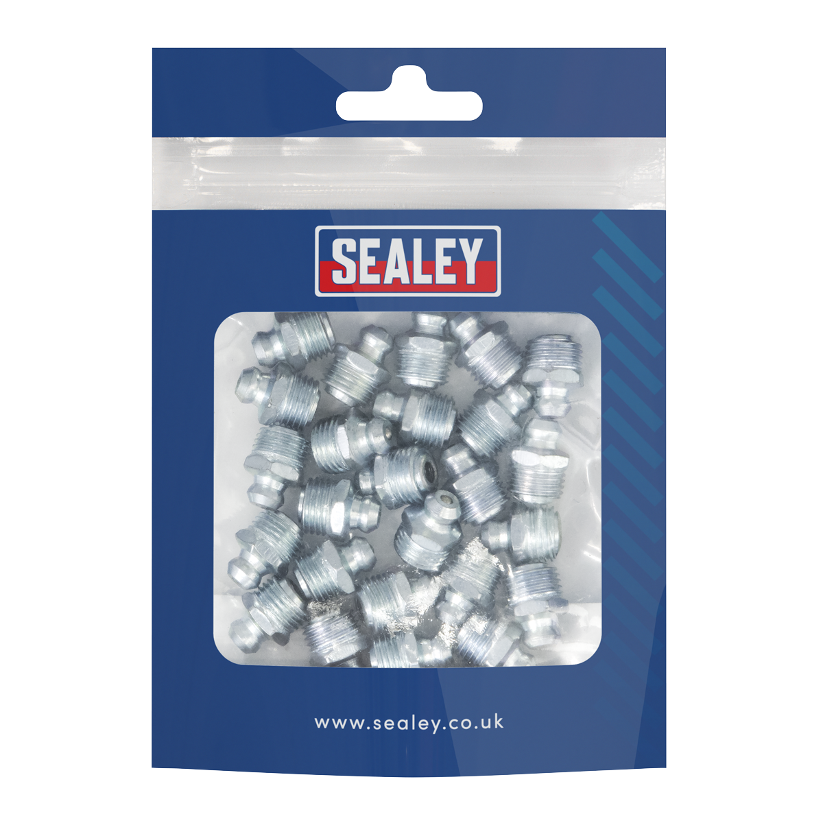 Sealey GNM18 Straight Grease Nipple M10 x 1mm - Pack of 25 - additional view 2