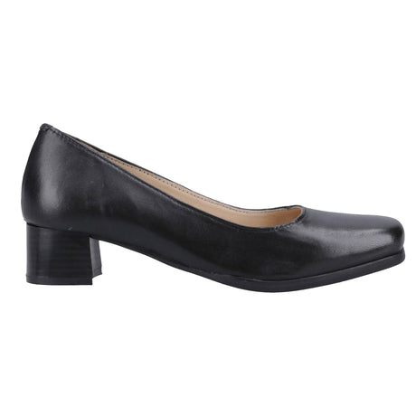 Amblers Walford Ladies Leather Court - Black (15234-19516)