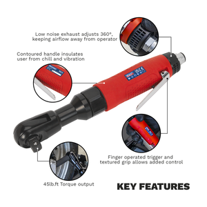 Sealey GSA21 Generation Air Ratchet Wrench 1/2"Sq Drive - additional view 8