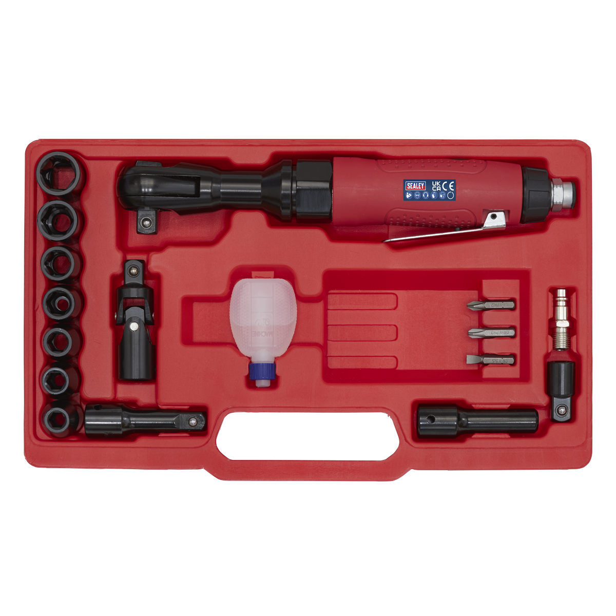 Sealey GSA21KIT Generation Air Ratchet Wrench Kit 1/2"Sq Drive - additional view 11