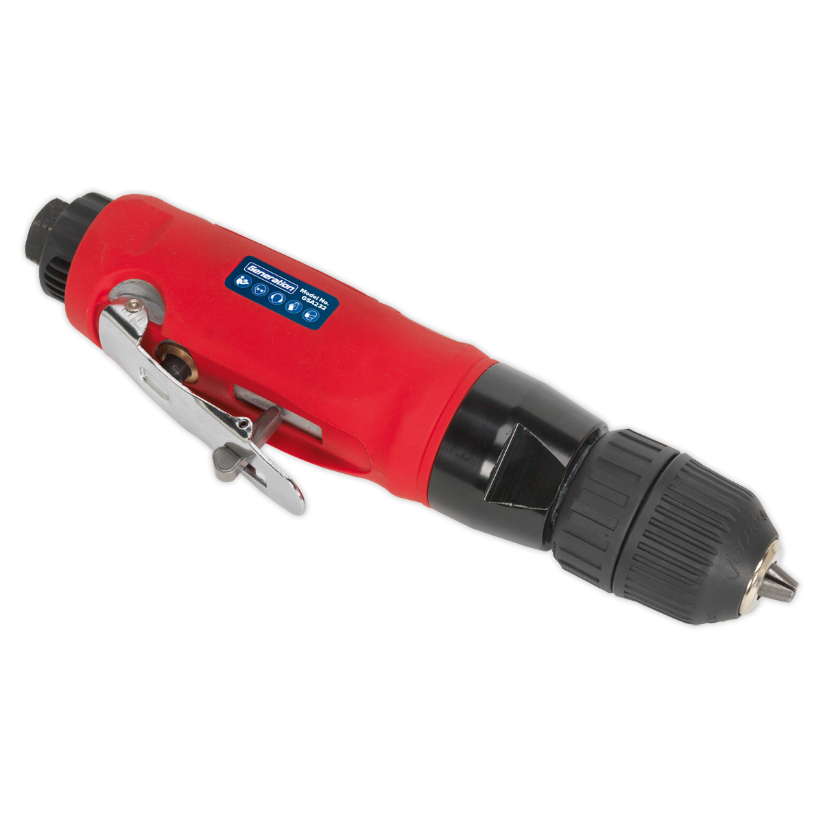 Sealey GSA232 Generation Straight Air Drill with Keyless Chuck 10mm - additional view 4