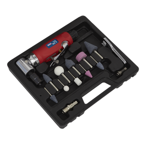 Sealey GSA675 Generation 90° Angle Air Die Grinder Kit 15pc - additional view 2