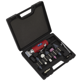 Sealey GSA675 Generation 90° Angle Air Die Grinder Kit 15pc