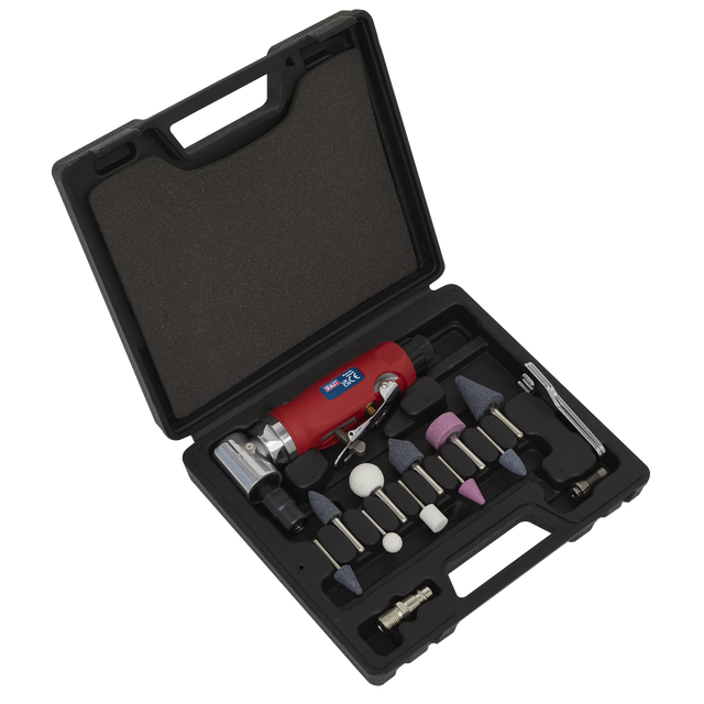 Sealey GSA675 Generation 90° Angle Air Die Grinder Kit 15pc