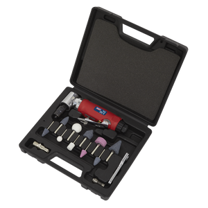 Sealey GSA675 Generation 90° Angle Air Die Grinder Kit 15pc - additional view 4
