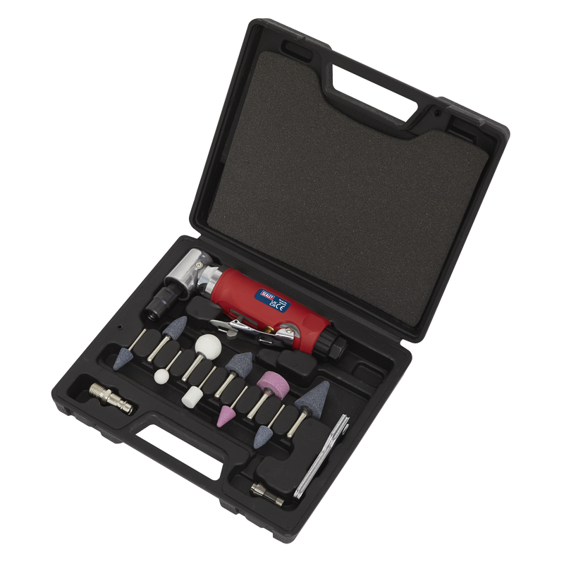 Sealey GSA675 Generation 90° Angle Air Die Grinder Kit 15pc - additional view 4