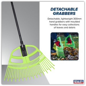 Sealey GTLG2 2-in-1 Rake & Leaf Grabber - additional view 8