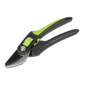 Sealey GTSG005 Anvil Secateurs with Soft Grip Handle, 3-Stage Safety Lock & Carbon Steel Blade, 220mm