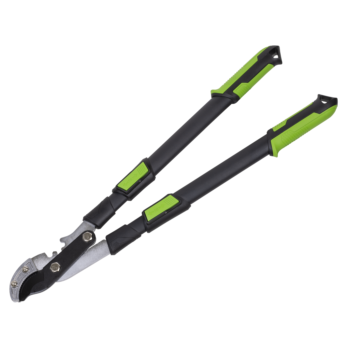 Sealey GTSG017 Telescopic Anvil Lopping Shears with Soft Grip Handle, Geared & Carbon Steel Blade