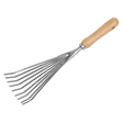 Sealey GTWH001 Premier Leaf Hand Rake with Ash Handle & Stainless Steel Tines