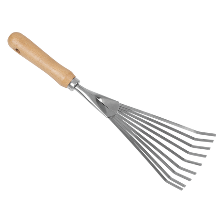 Sealey GTWH001 Premier Leaf Hand Rake with Ash Handle & Stainless Steel Tines - additional view 2