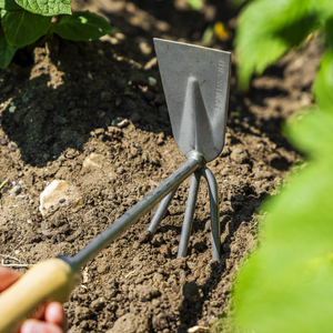 Sealey GTWH002 Premier 2-in-1 Hoe and Cultivator with Ash Handle & Stainless Steel Tines/Blade - additional view 3