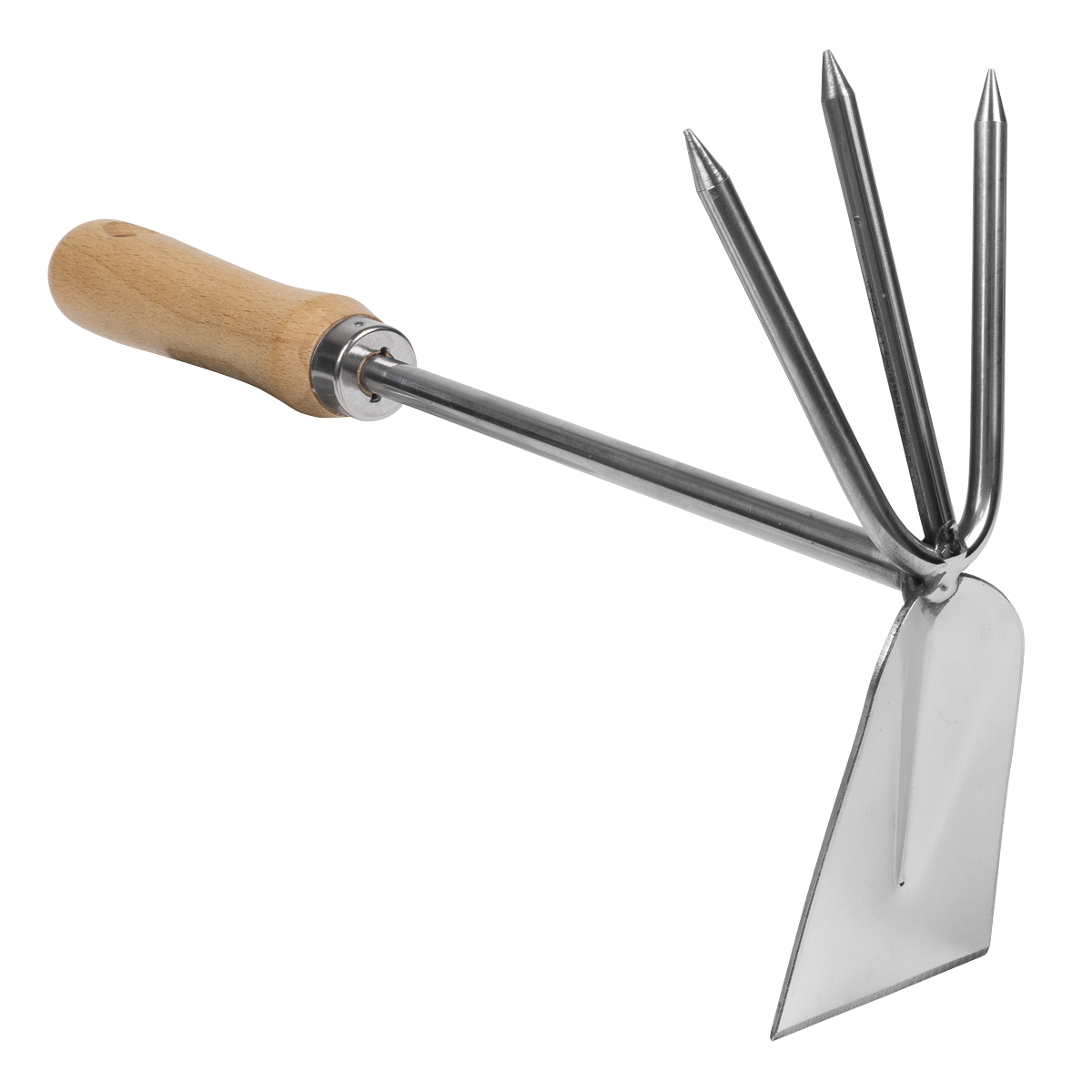 Sealey GTWH002 Premier 2-in-1 Hoe and Cultivator with Ash Handle & Stainless Steel Tines/Blade - additional view 2