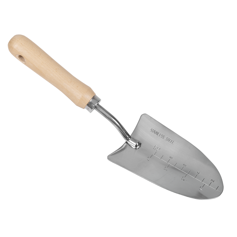 Sealey GTWH003 Premier Hand Trowel Hand Trowel with Ash Handle & Stainless Steel Blade - additional view 8