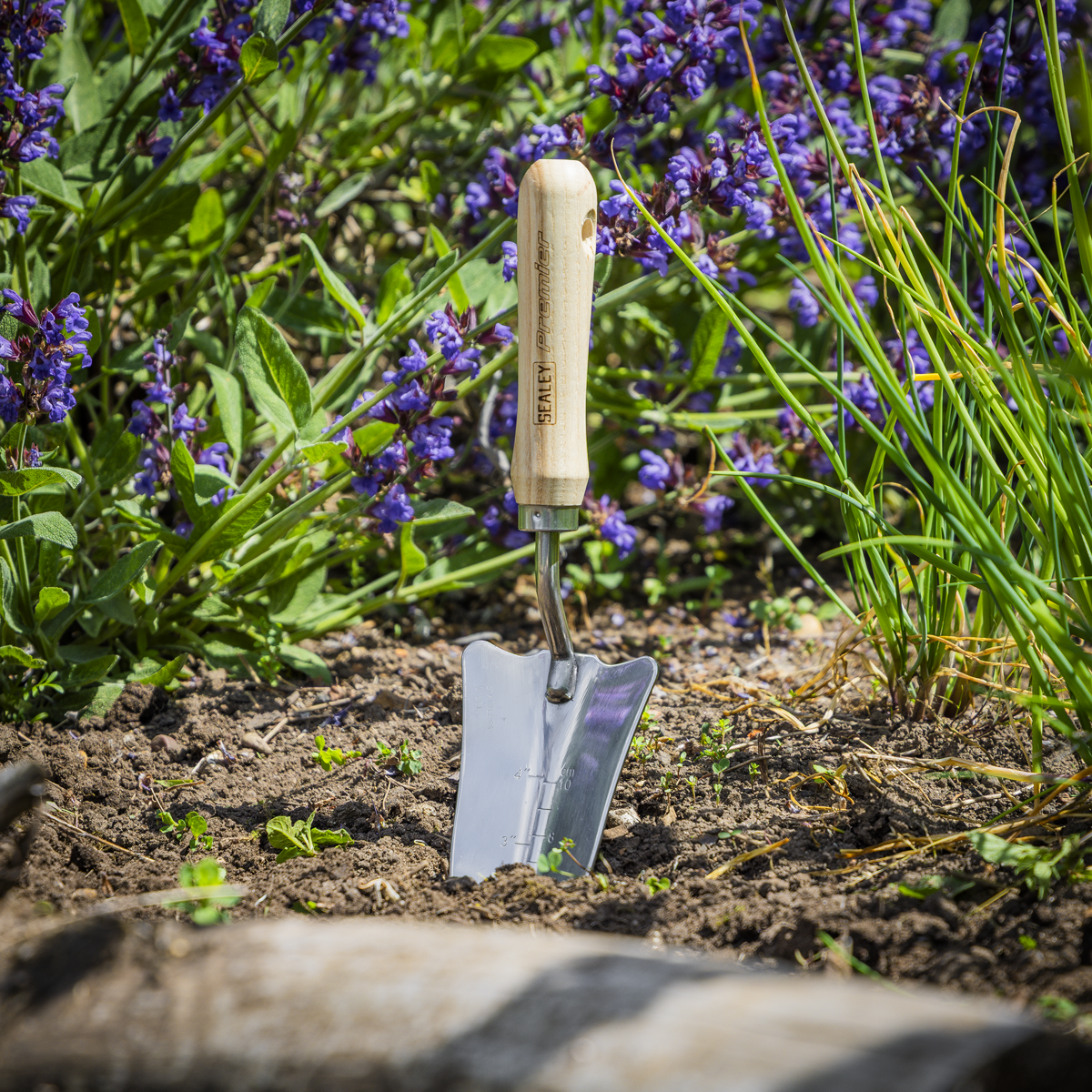 Sealey GTWH004 Premier Slim Head Trowel with Ash Handle & Stainless Steel Blade - additional view 10