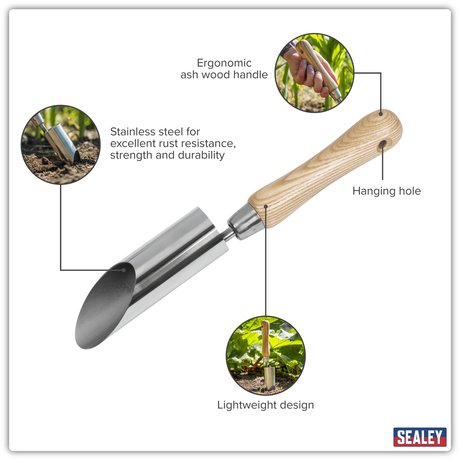 Sealey GTWH008 Premier Planter with Ash Handle & Stainless Steel Head - additional view 2