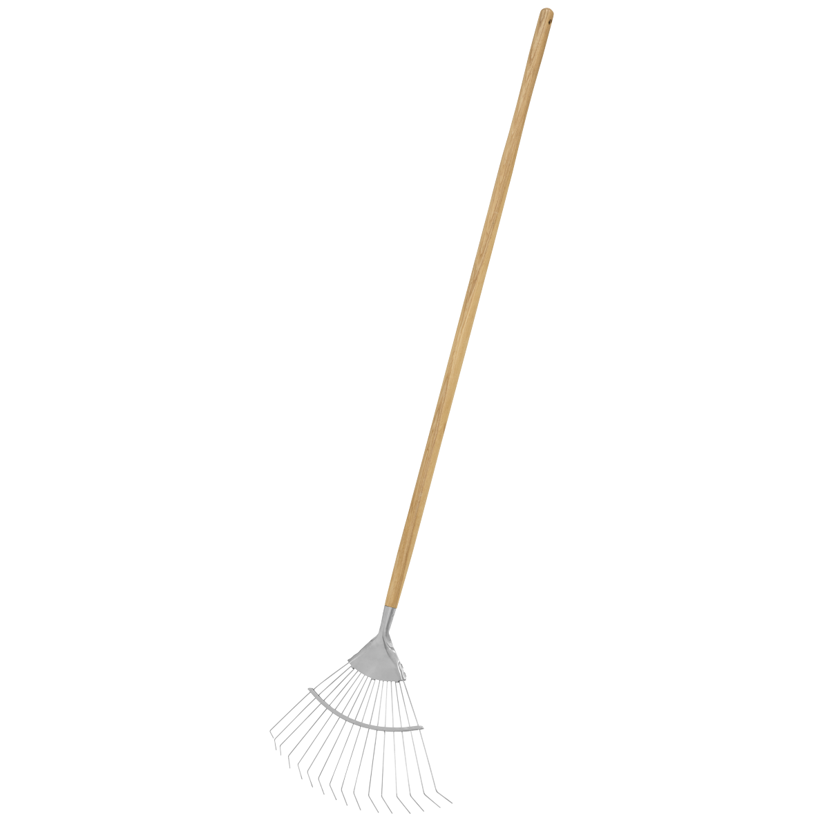 Sealey GTWH010 Premier Lawn Rake with Long Ash Handle & Stainless Steel Tines