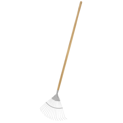 Sealey GTWH010 Premier Lawn Rake with Long Ash Handle & Stainless Steel Tines