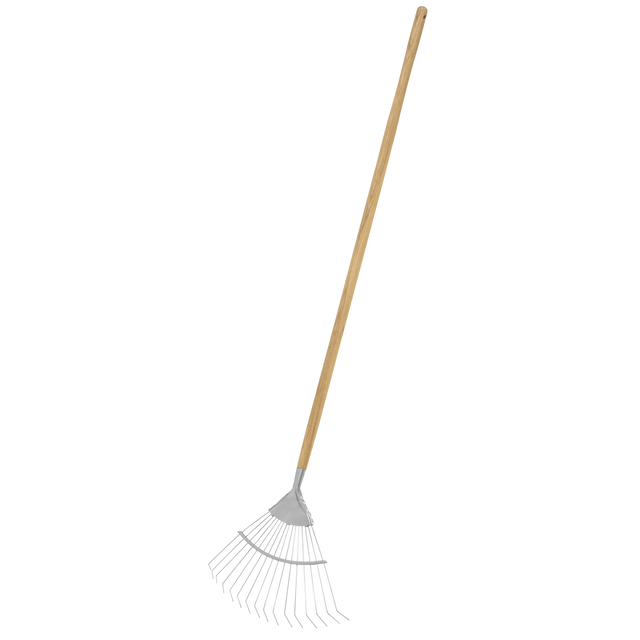 Sealey GTWH010 Premier Lawn Rake with Long Ash Handle & Stainless Steel Tines