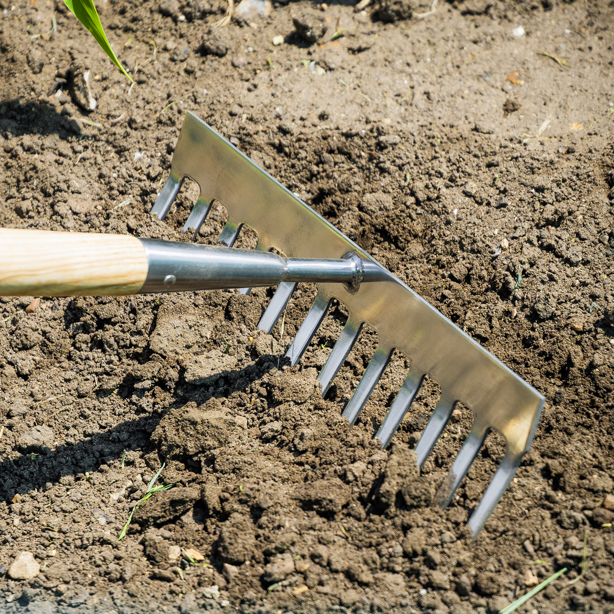 Sealey GTWH011 Premier Garden Rake with Long Ash Handle & Stainless Steel Tines - additional view 4