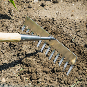 Sealey GTWH011 Premier Garden Rake with Long Ash Handle & Stainless Steel Tines - additional view 4