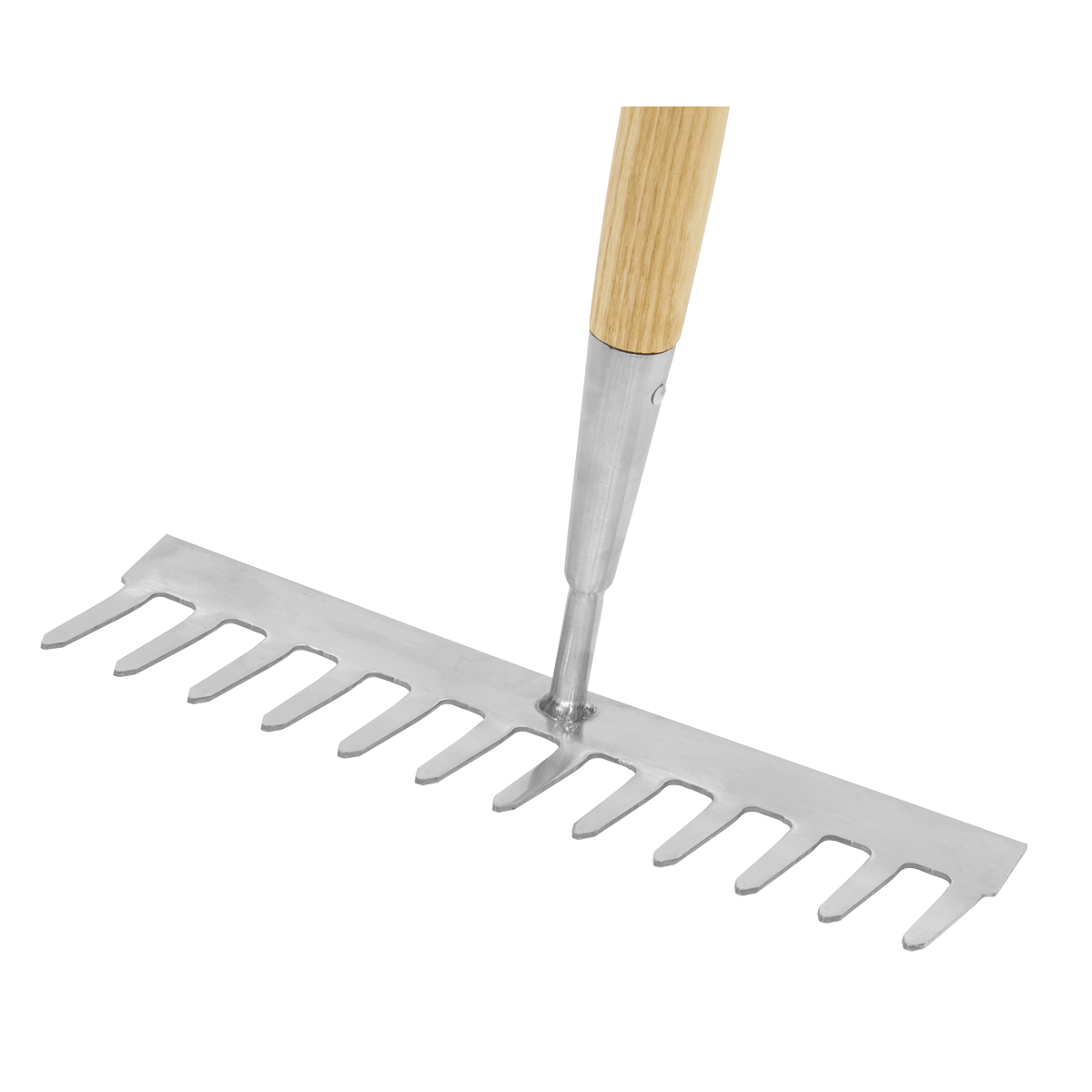 Sealey GTWH011 Premier Garden Rake with Long Ash Handle & Stainless Steel Tines - additional view 3