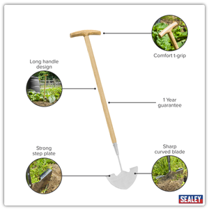 Sealey GTWH014 Premier Lawn Edger with Long Ash Handle & Stainless Steel Blade - additional view 10