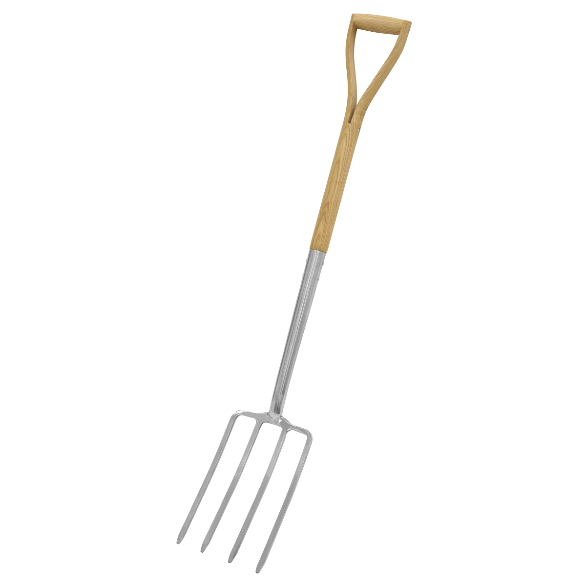 Sealey GTWH016 Premier Digging Fork with Ash Handle & Stainless Steel Tines