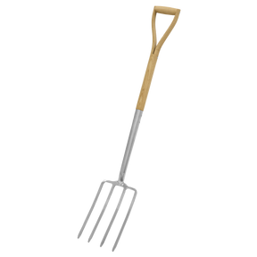 Sealey GTWH016 Premier Digging Fork with Ash Handle & Stainless Steel Tines