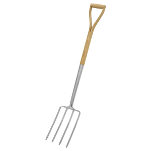 Sealey GTWH016 Premier Digging Fork with Ash Handle & Stainless Steel Tines
