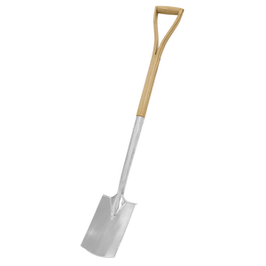 Sealey GTWH017 Premier Border Spade with Ash Y Handle & Stainless Steel Blade
