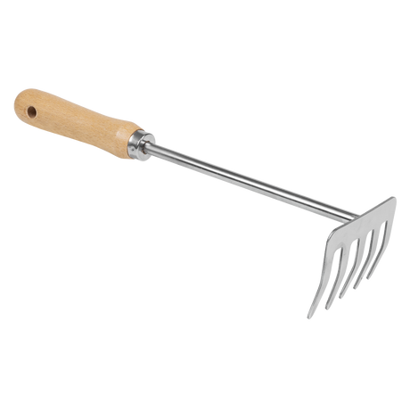 Sealey GTWH020 Premier Garden Hand Rake with Short Ash Handle & Stainless Steel Tines - additional view 2